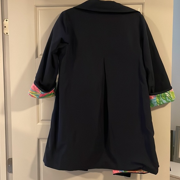 NWT Lilly Pulitzer Palm Beach Jacket, Navy, S - Picture 5 of 9